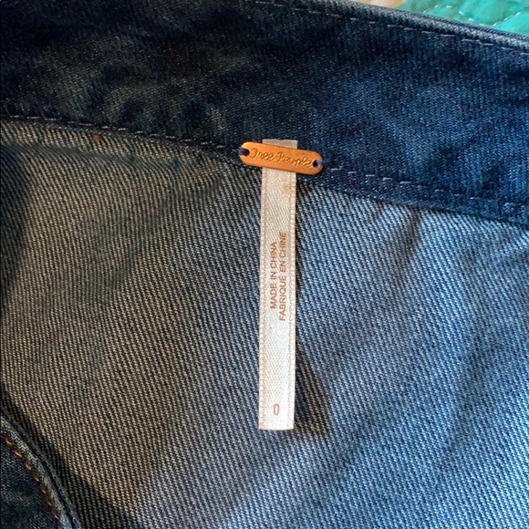 Free People Denim Wrap Skirt - Picture 4 of 4